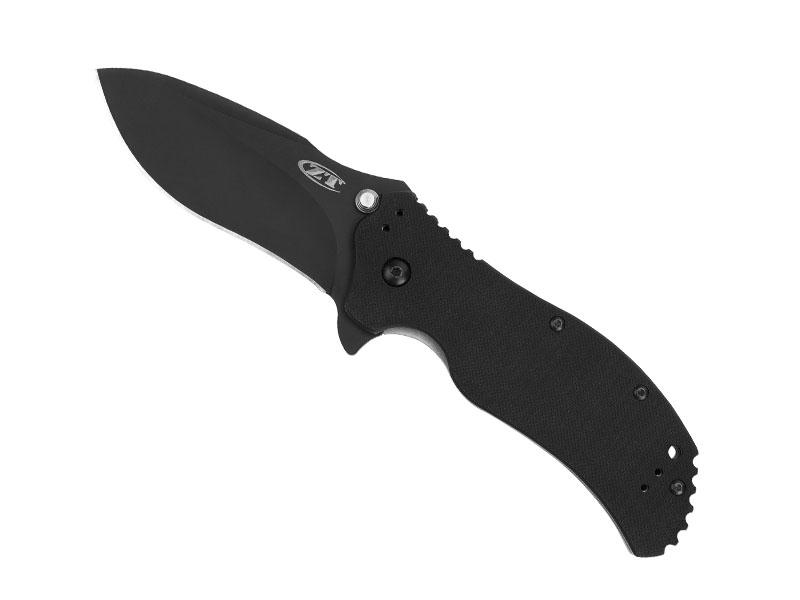 Couteau pliant Zero Tolerance - manche 11,5 cm G10 noir, avec clip.