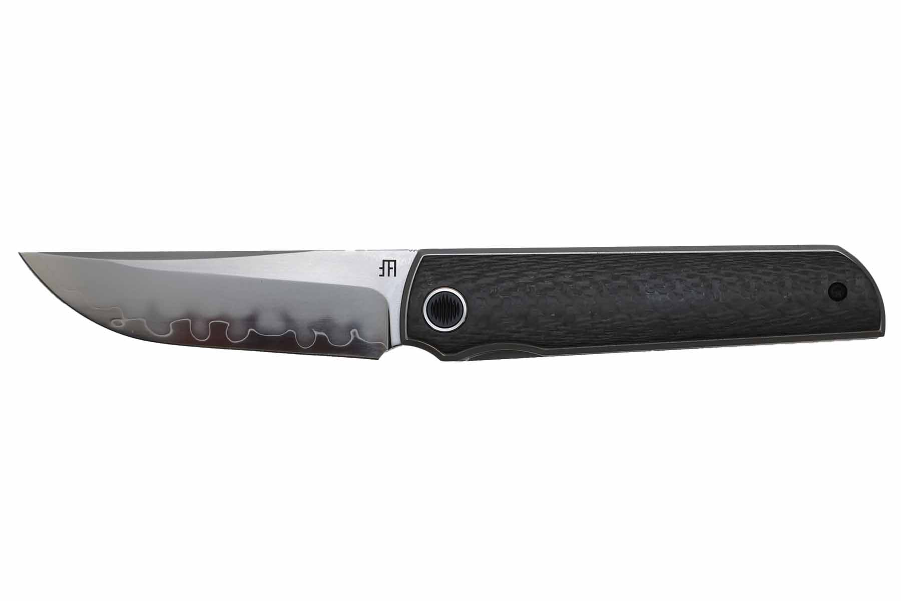Couteau pliant North Mountain Knive modèle "Chop" lame  San Maï - Carbone 3K