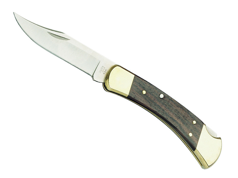 Couteau pliant Buck 112 Ranger n° 0112BRS - manche 11 cm ébène