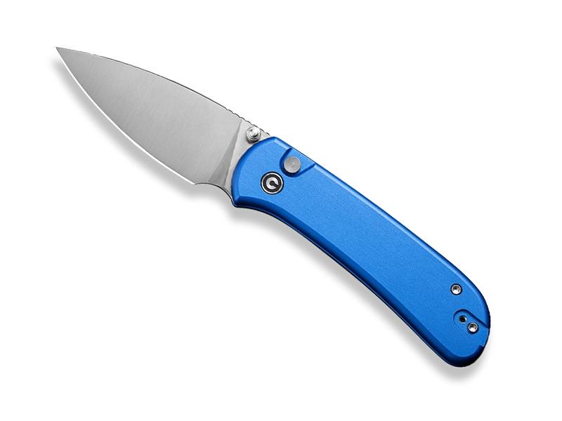 Couteau pliant Civivi Qubit - manche 10,5 cm inox avec plaquettes aluminium bleu