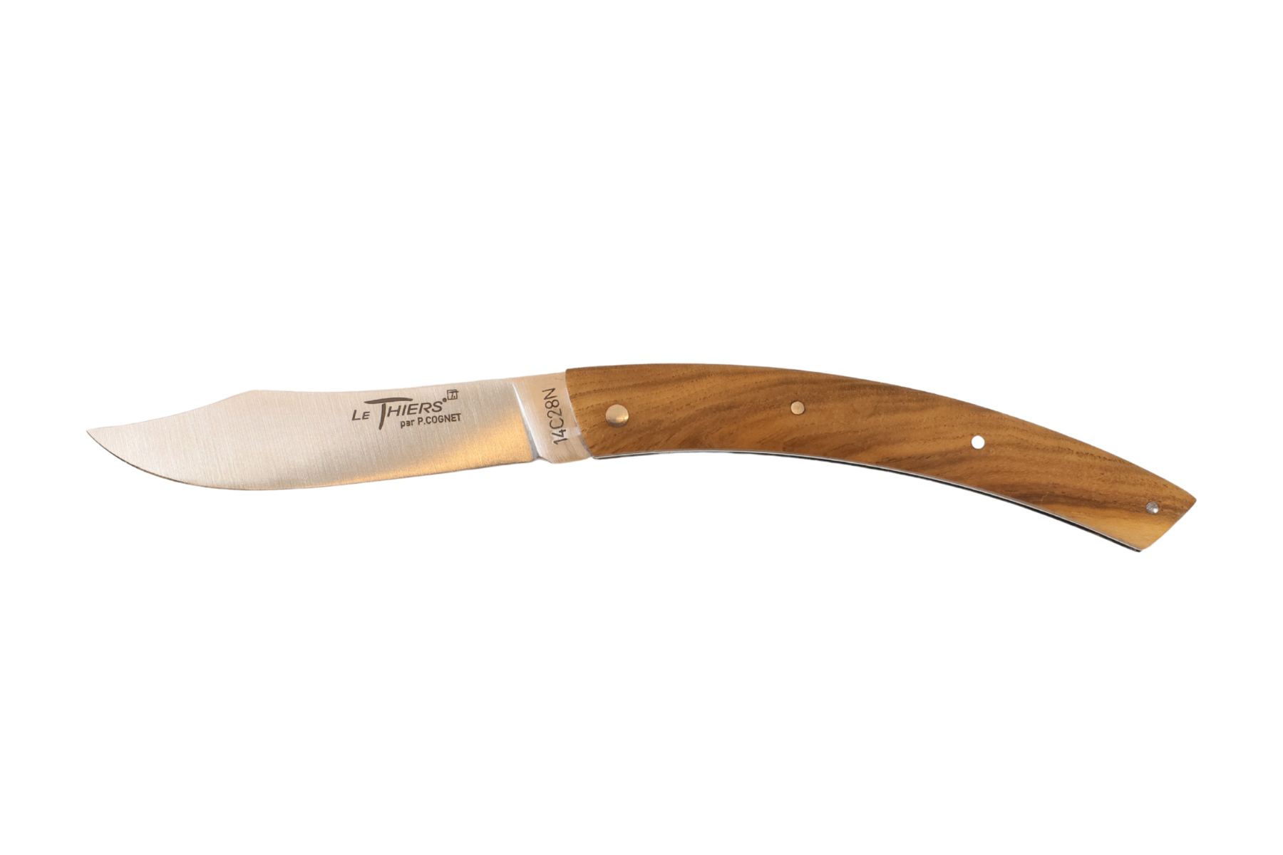 Couteau Le Thiers Version Cognet - Olivier - 11,5 cm