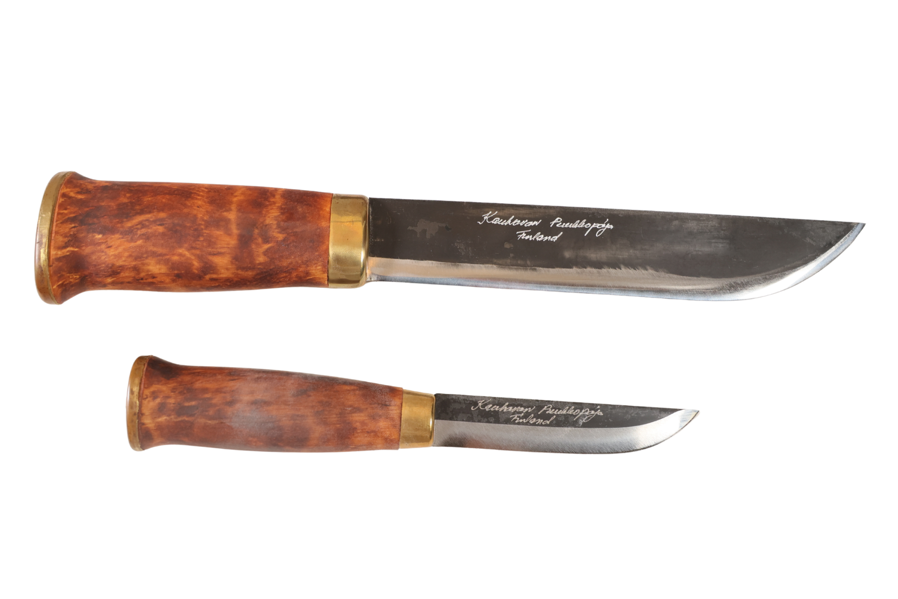 Trousse de chasse Kauhavan Puukkopaja - Bouleau teinté