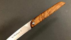 Couteau Montagnol frene/olivier de la coutellerie Savignac Carbone