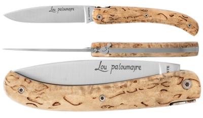 COUTEAU DE POCHE REGIONAL "LOU PALOUMAYRE" DE LYONEL LATASTE - BOULEAU