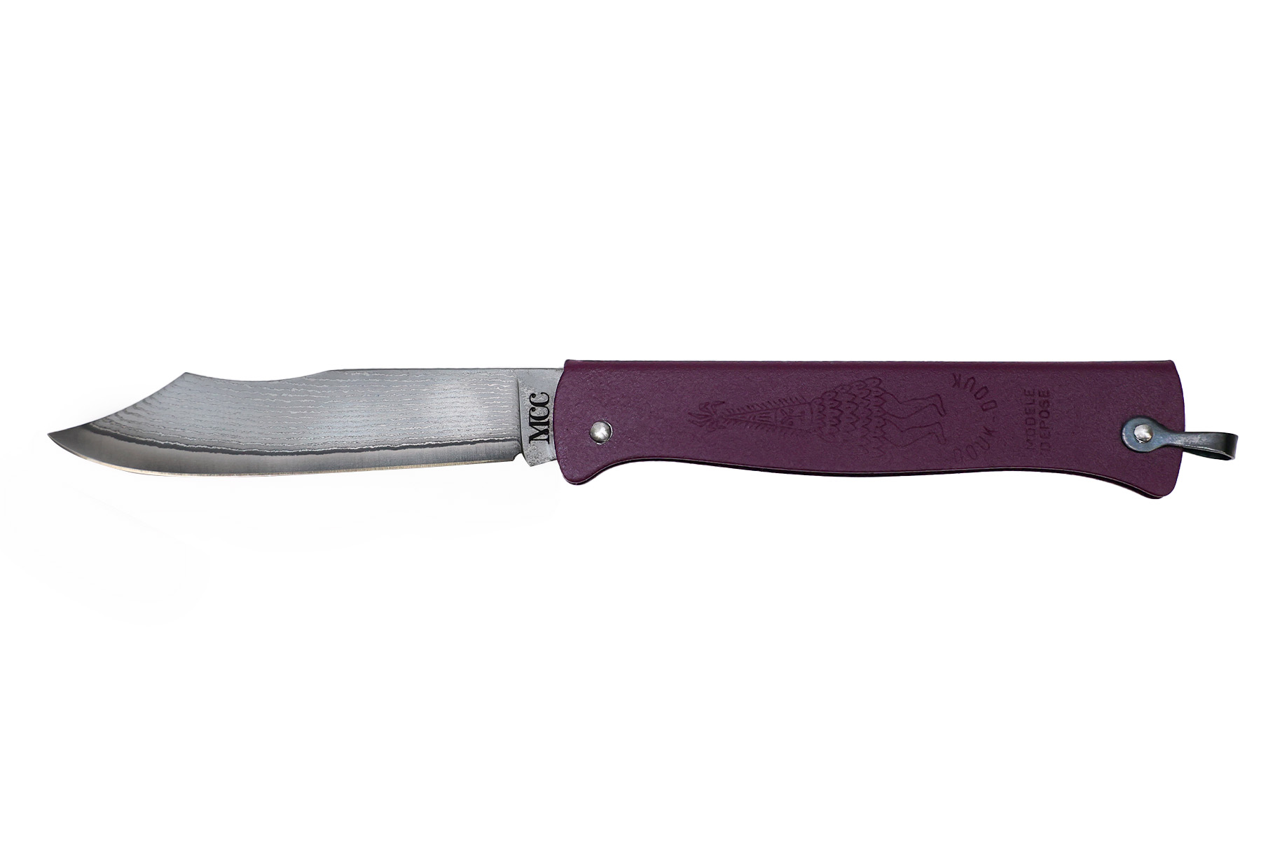 Couteau pliant Douk-Douk de Cognet " VG10 damas" série limitée - Violet