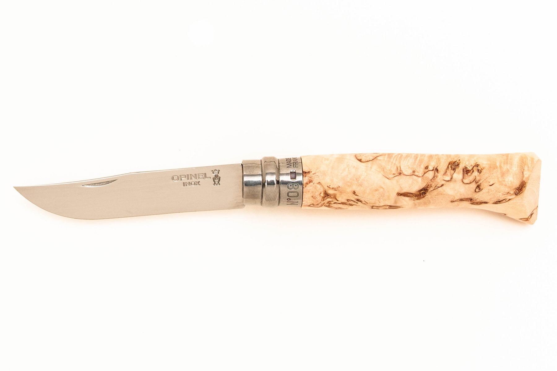 Couteau pliant Opinel N°08 Sampo en Bouleau madré - Série limitée 2023