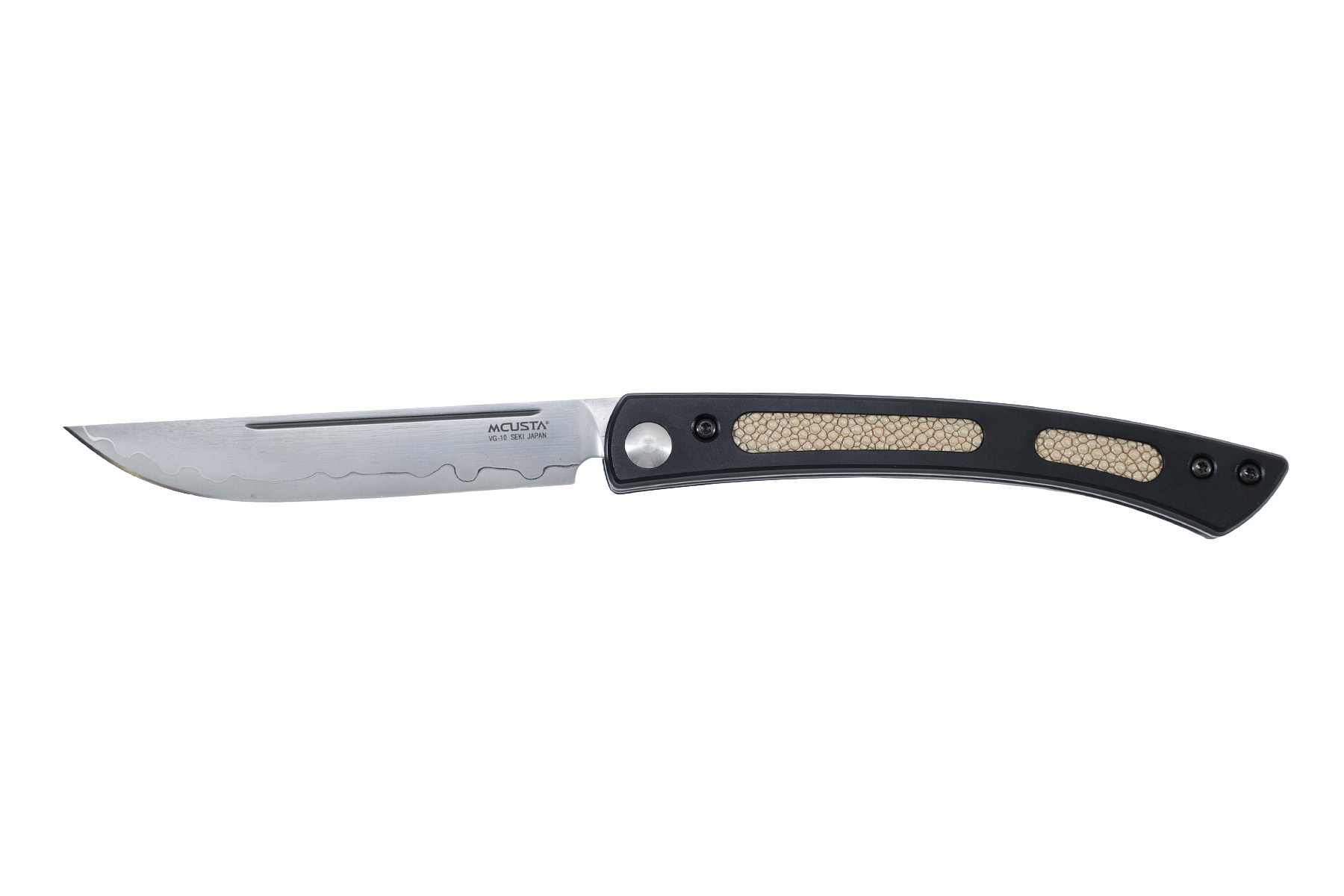 Couteau japonais Mcusta - Steak folding knife blanche