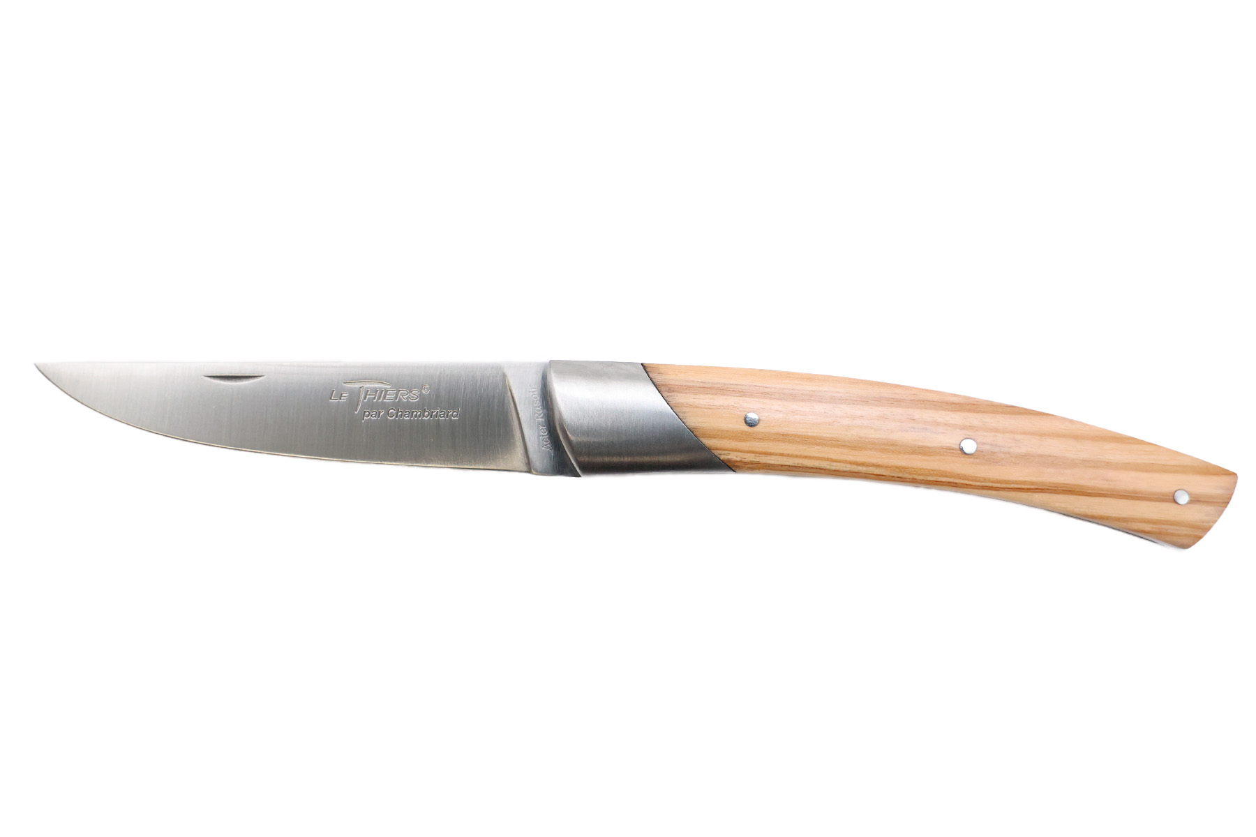 Couteau le Thiers par Chambriard "Compagnon" manche en olivier