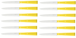 Coffret de 12 couteaux de table Opinel "N°125" Jaune