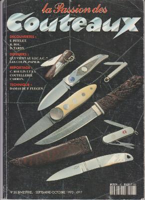 LA PASSION DES COUTEAUX N°28 SEPTEMBRE / OCTOBRE 1993