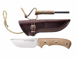 Poignard de chasse Muela Aborigen 12 cm - manche micarta beige