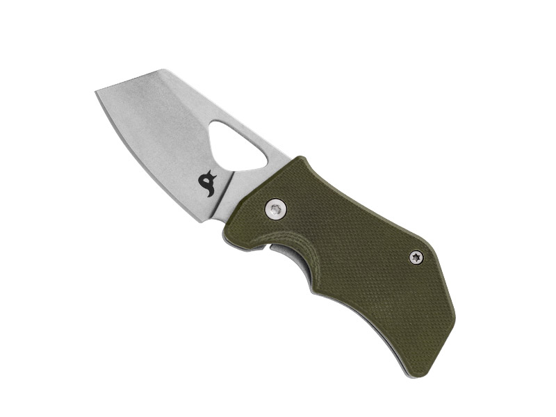 Couteau Black Fox Kit - manche 6.5 cm G10 vert
