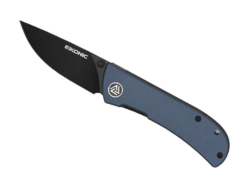 Couteau pliant Eikonic Fairwind - manche 10 cm G10 bleu