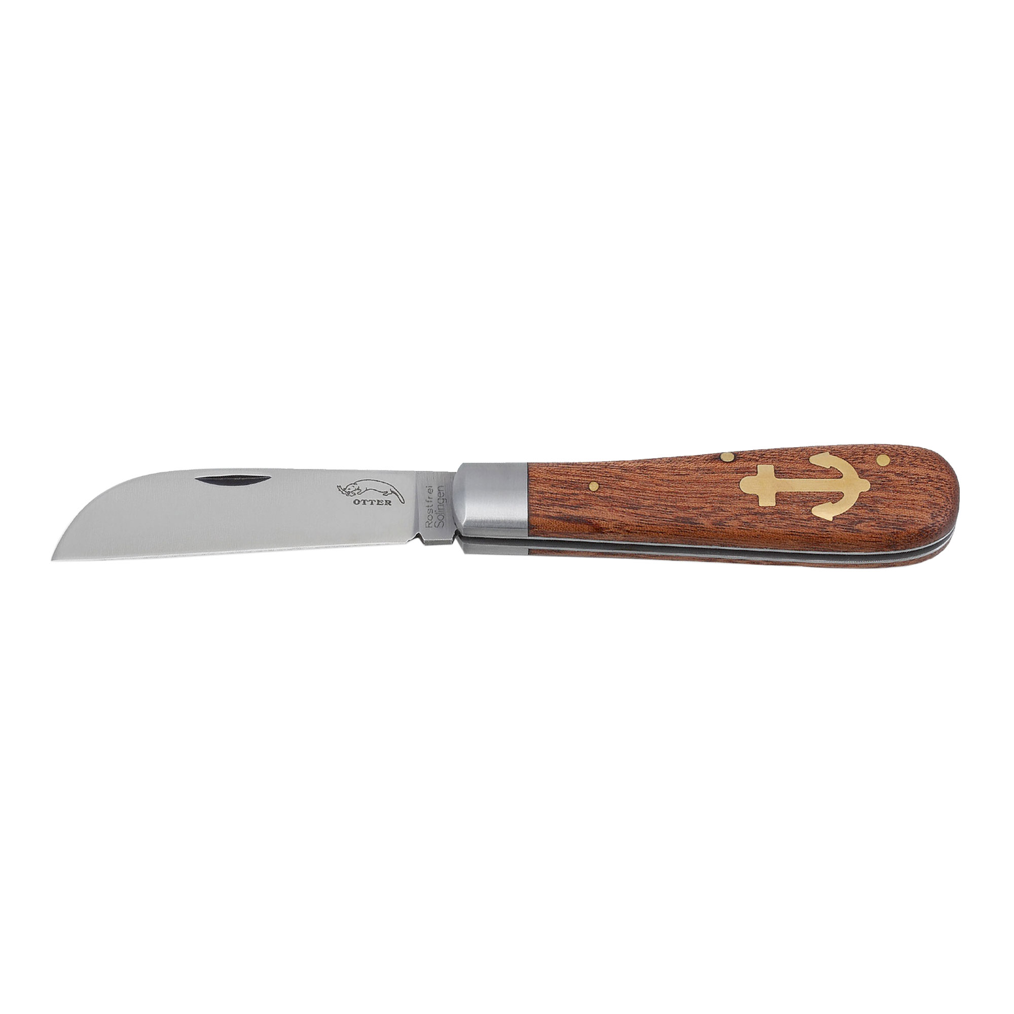 Couteau pliant Otter London - manche 10,5 cm bois de sapelli