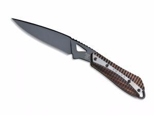 Poignard Buck Thorn 7,5cm - manche dymondwood en noyer