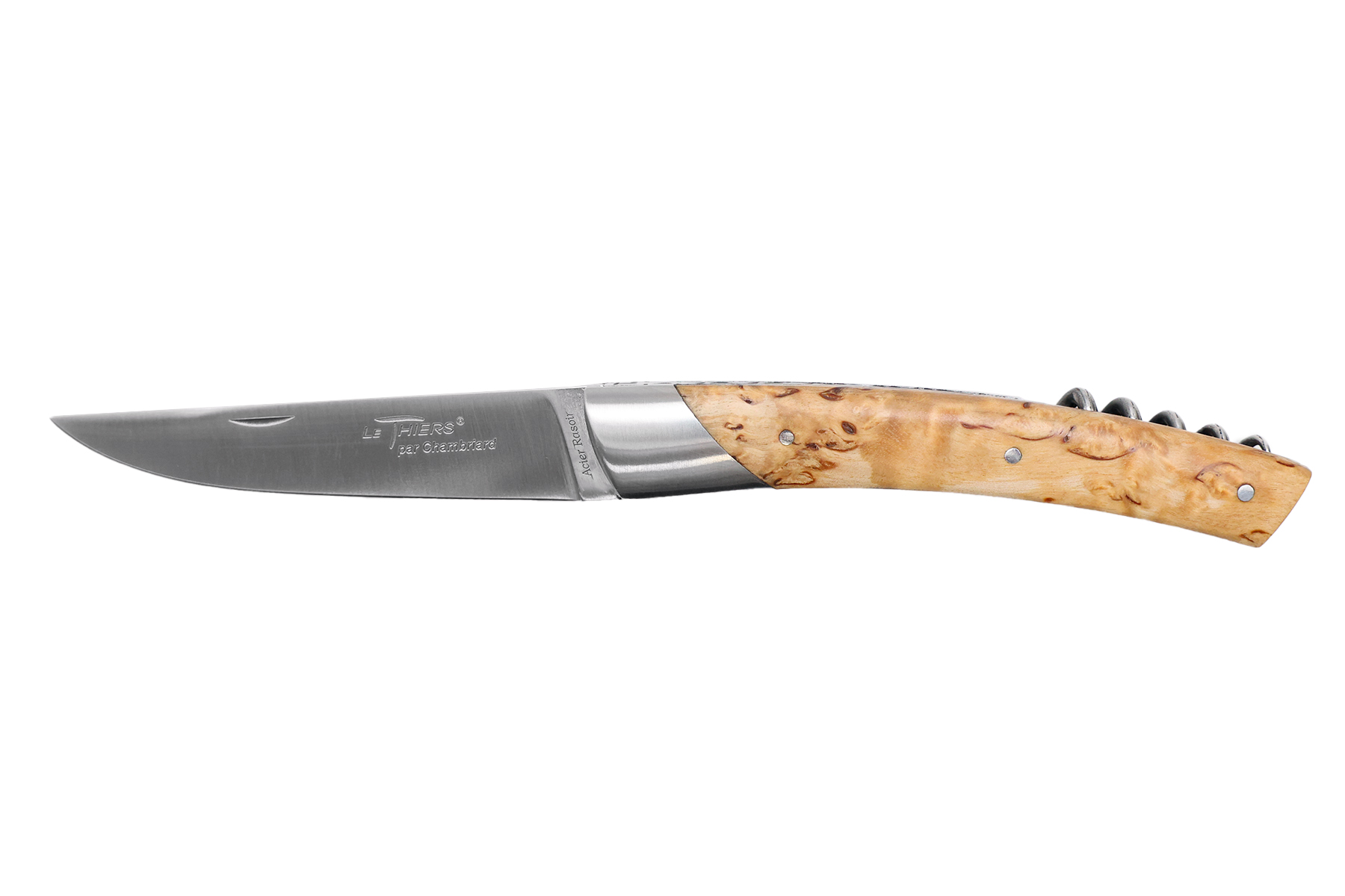 Couteau le Thiers par Chambriard "Grand Cru" manche en bouleau de norvege