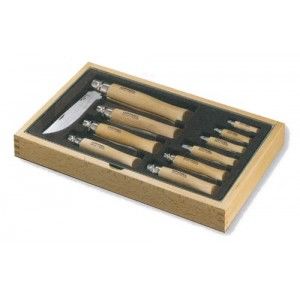 Coffret Opinel ramasse-monnaie - inox