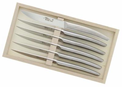 Coffret de 6 couteaux de table le Thiers Goyon-chazeau 23 cm - Monobloc Inox