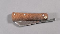 Couteau artisanal Frédéric Marchand L'âme du tonneau - chêne