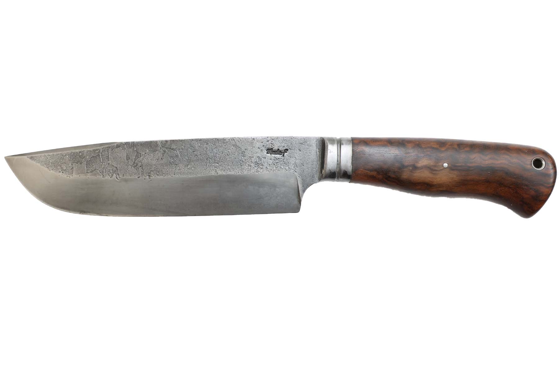 Couteau artisanal de Fréderic Maschio Le F  - noyer
