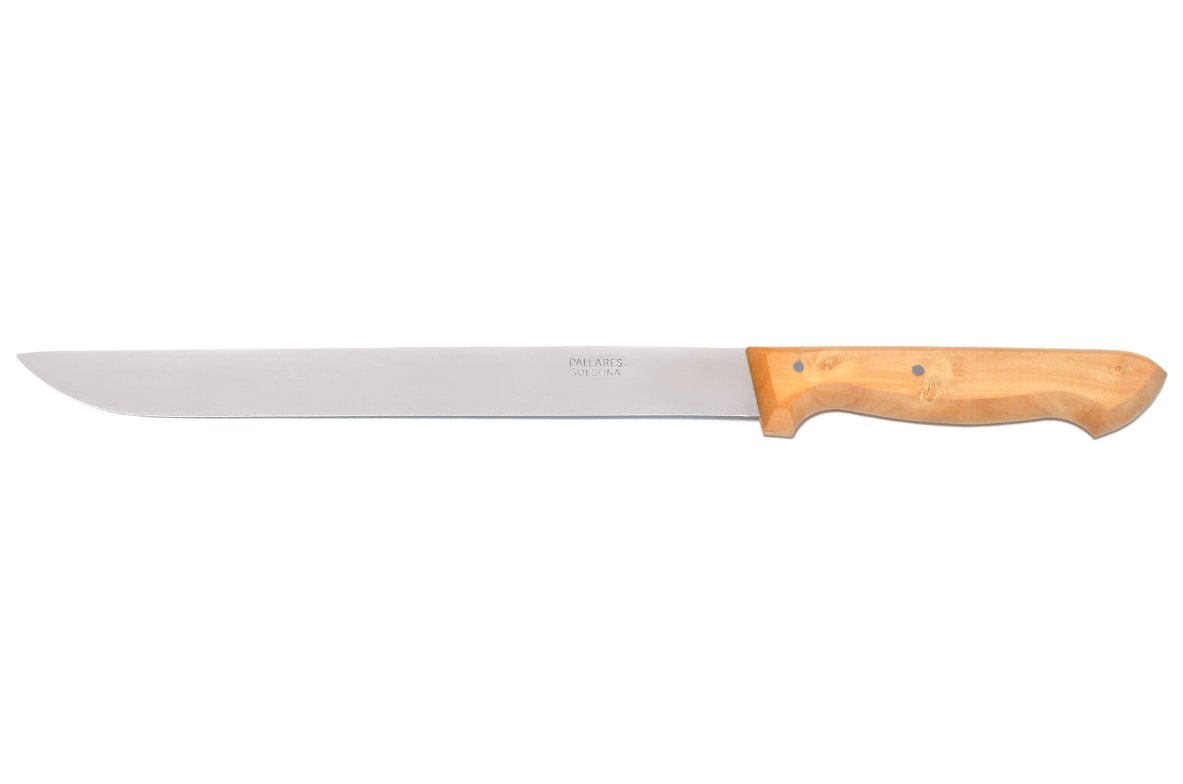 Couteau de cuisine Pallarès Solsona - Couteau à jambon 23 cm acier carbone
