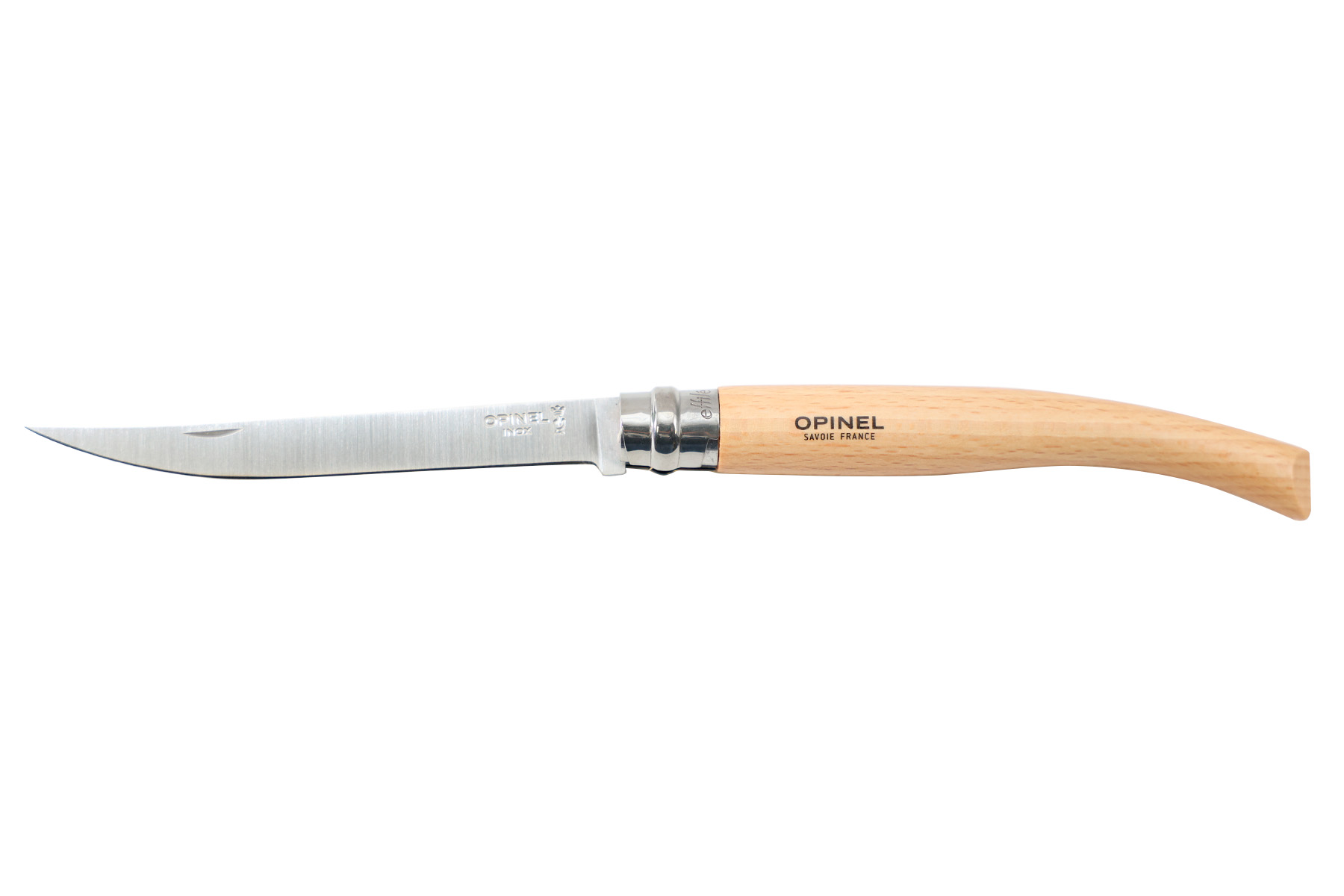 Couteau Opinel n°12 lame effilée - hêtre - nouvelle version