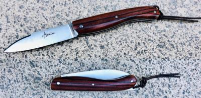 Couteau régional L'Aurillac - Manche 7,5 cm bois de violette par VIALIS
