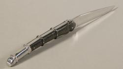 Couteau Forge de Laguiole par Stéphane Rambaud - Manche 14 cm en fibre de carbone et inox