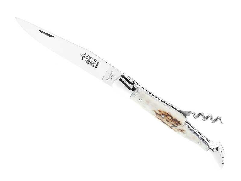 Couteau Laguiole G.David 2 pièces - manche 12 cm cerf