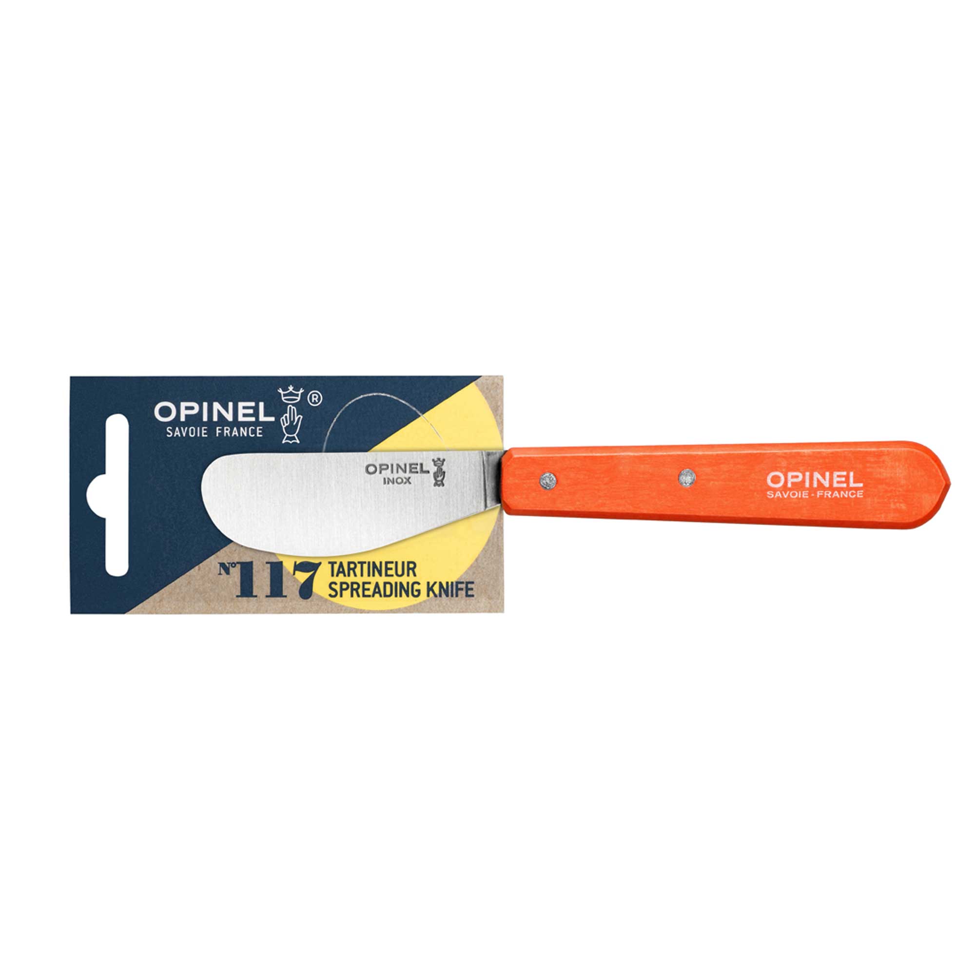 Couteau Opinel tartineur N°117 - Mandarine