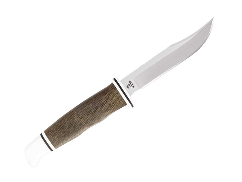 Poignard Buck Woodsman Pro, n° 0102GRS1 10 cm - manche micarta,