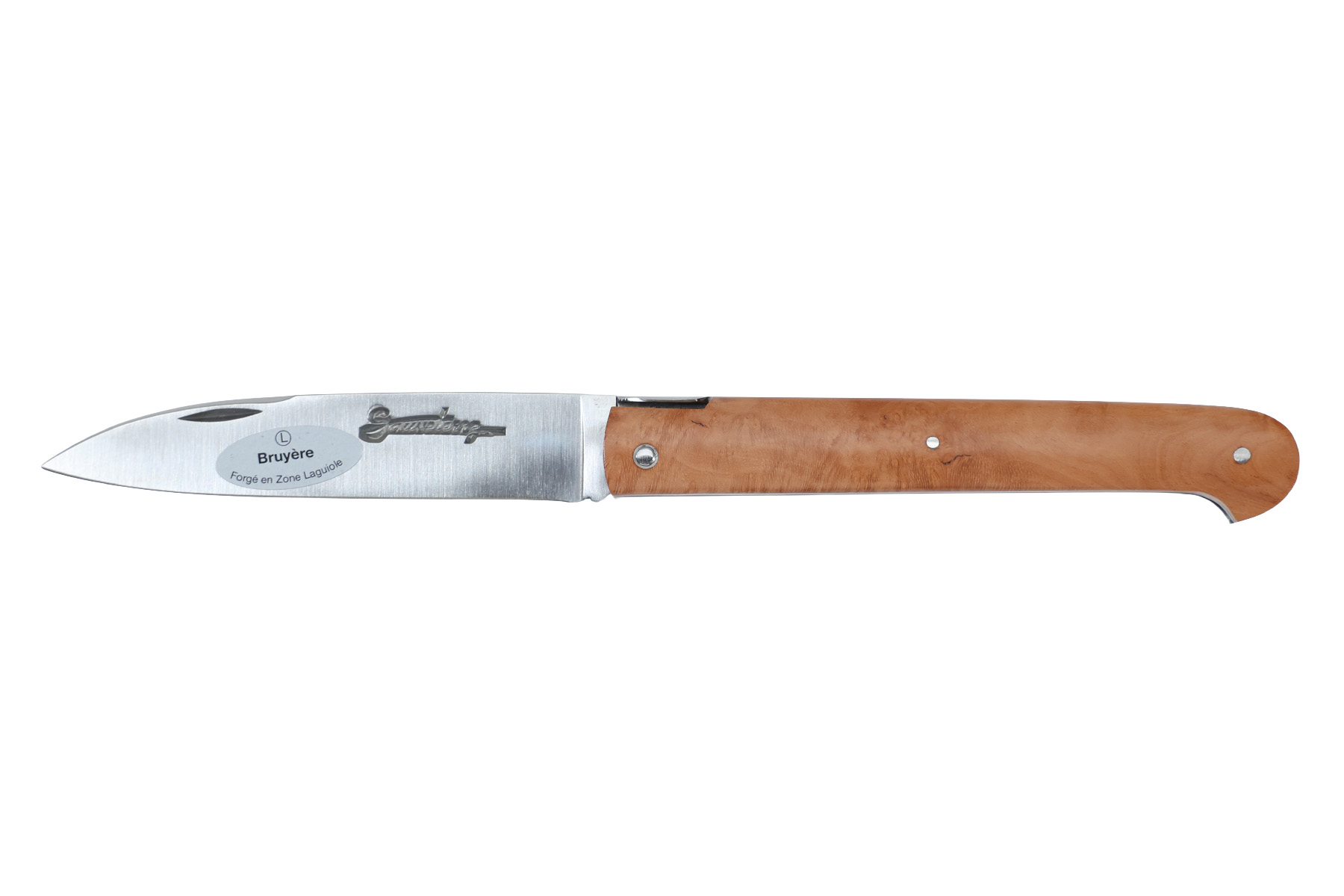 Couteau Sauveterre plein manche 11 cm - Bruyère