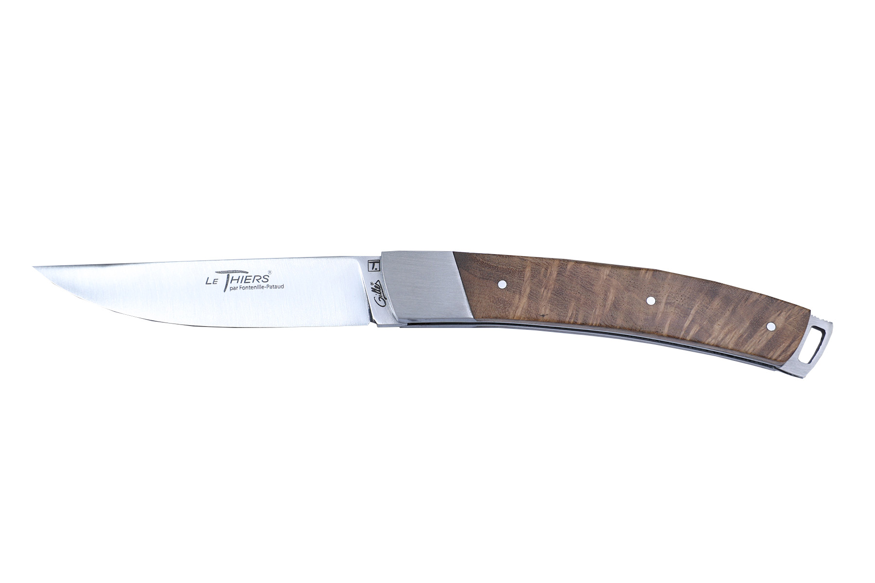 Couteau Le Thiers-Nature de Fontenille Pataud - loupe de teck