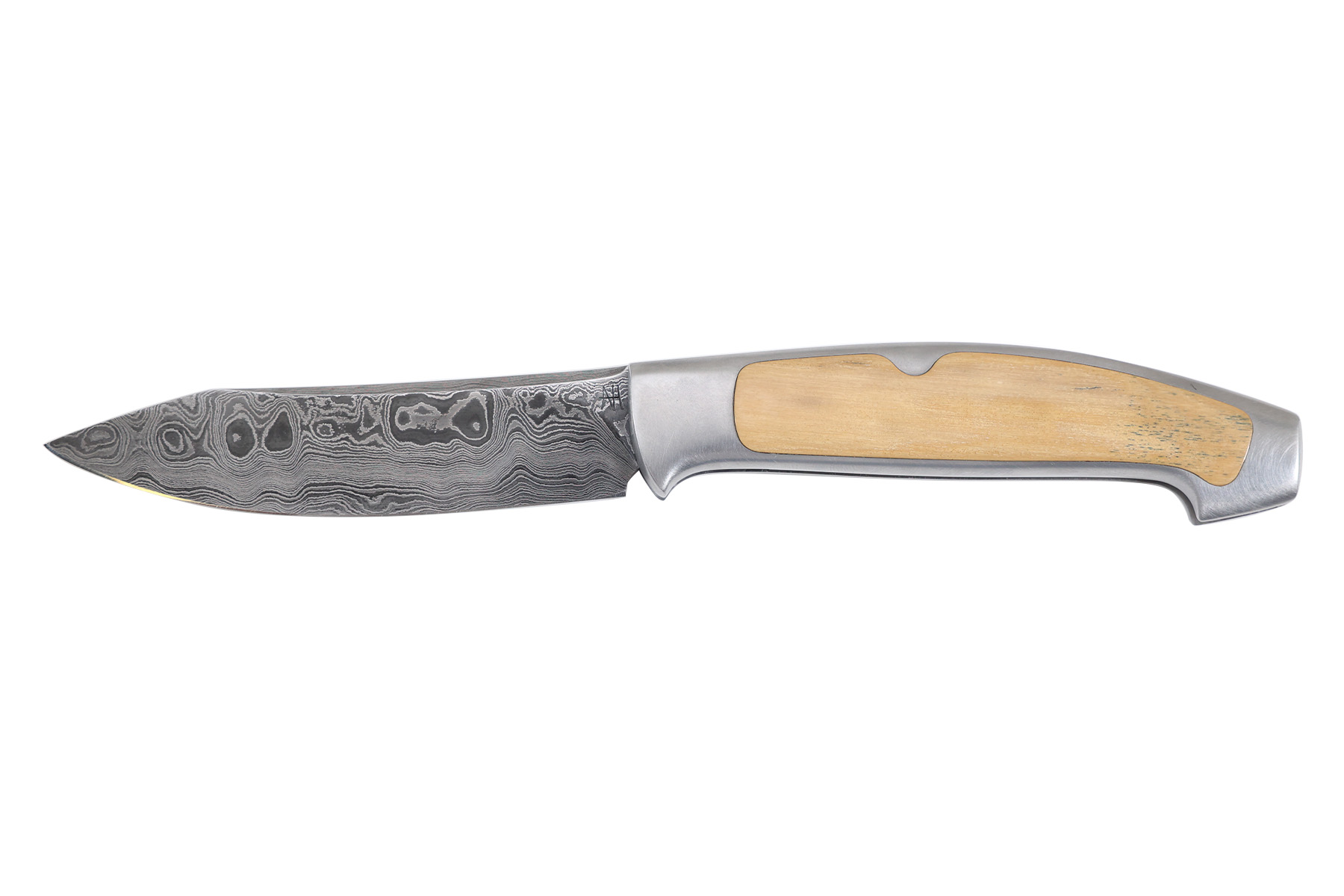 Couteau artisanal Frédéric Collin Burpee - Mammouth damas