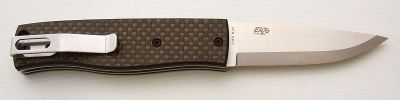Couteau nordique Enzo - Manche 94 mm fibres de carbone
