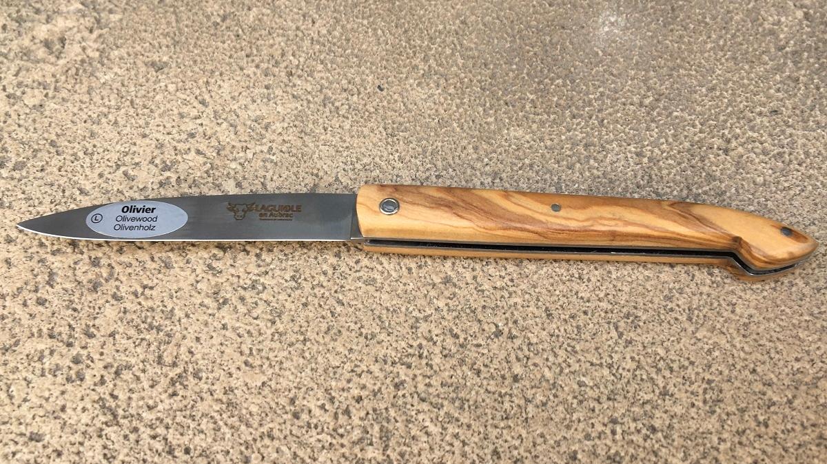 Couteau Pliant Le Capucin De Laguiole En Aubrac Olivier