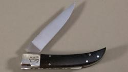 Couteau régional Le Camarguais n°10 trident soudé - 9 cm Ébène