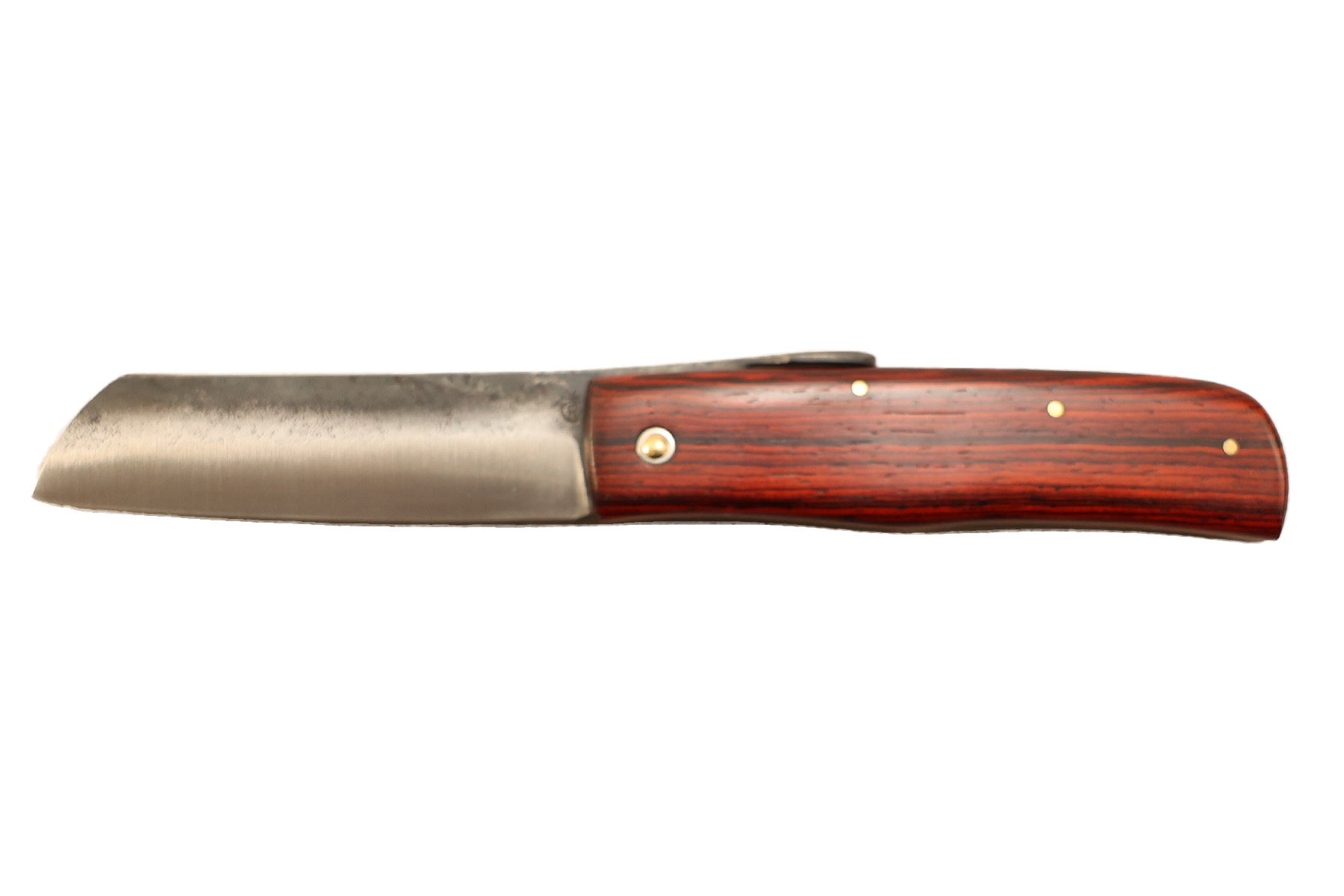 Couteau pliant artisanal modèle "Piémontais " de Richard Ciachera - cocobolo