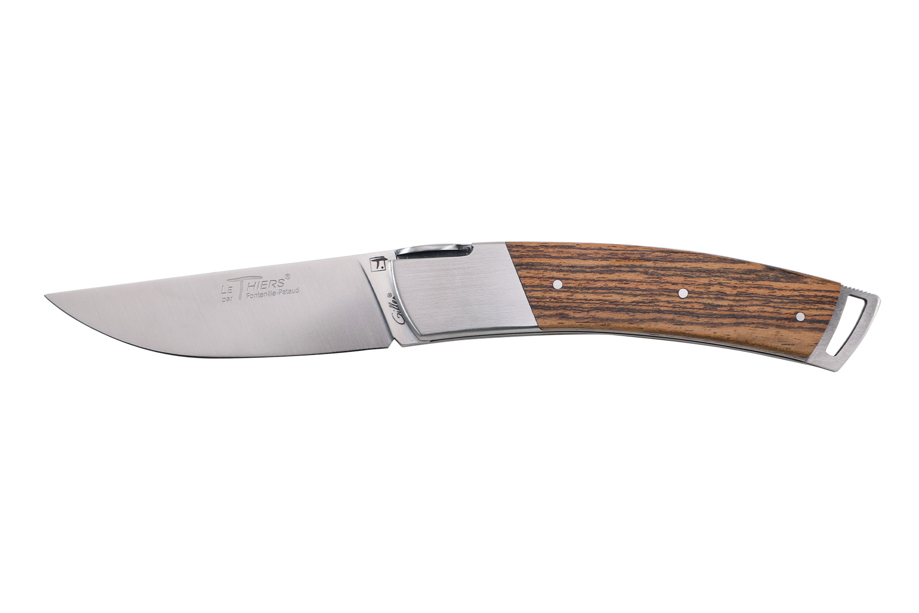 Couteau Le Thiers Gilles Gentleman Fontenille Pataud - manche 12 cm - bocote