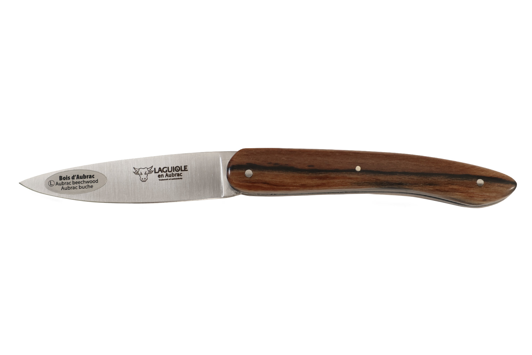 Couteau LO FAU de Laguiole en Aubrac - 12cm Bois d'Aubrac