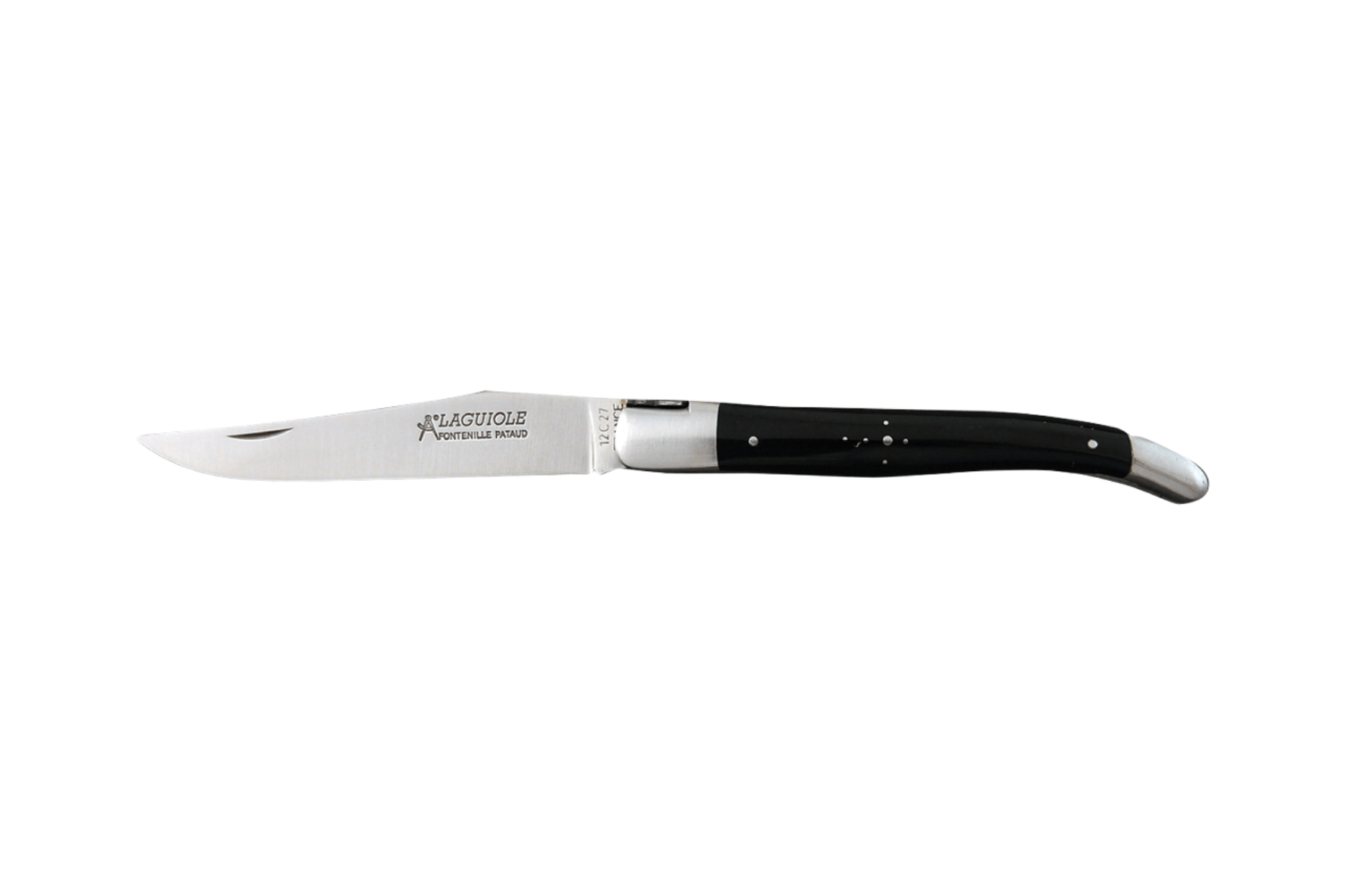 Couteau Laguiole essentiel de Fontenille Pataud  - 12 cm  pointe de pointe de corne