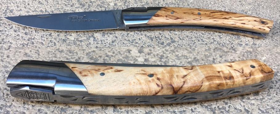 Couteau Le Thiers De Goyon Chazeau Bouleau 12 Cm Couteau Le Thiers De Goyon Chazeau Bouleau 12 Cm