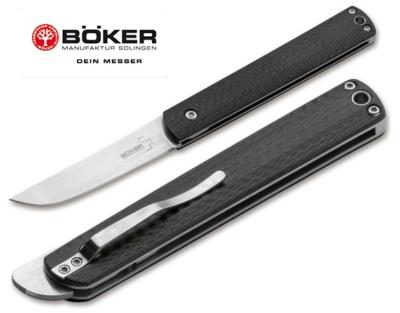 Couteau pliant Böker Plus Wasabi CF - manche fibre de carbone