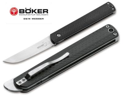 Couteau Böker Plus Wasabi CF - manche fibre de carbone