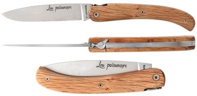 COUTEAU DE POCHE REGIONAL "LOU PALOUMAYRE" DE LYONEL LATASTE - CHENE