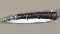 Couteau Forge de Laguiole par Stéphane Rambaud - Manche 14 cm en fibre de carbone et inox