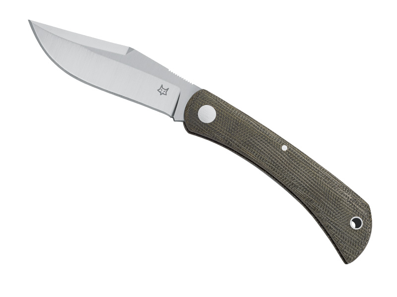 Couteau pliant Fox Libar -  manche 8,5 cm micarta vert/marron