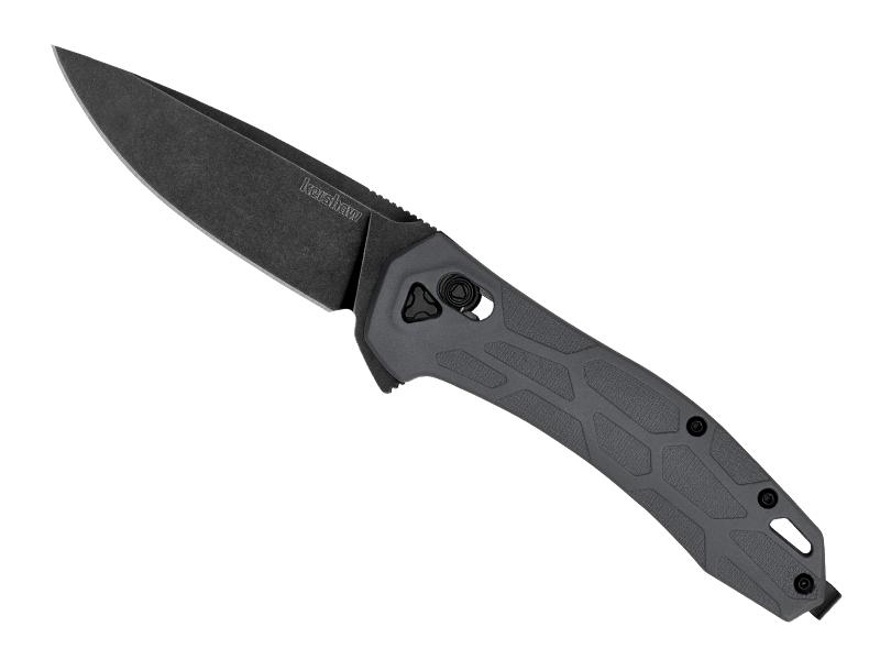 Couteau pliant Kershaw Covalent - manche 11 cm nylon/fibre de verre gris