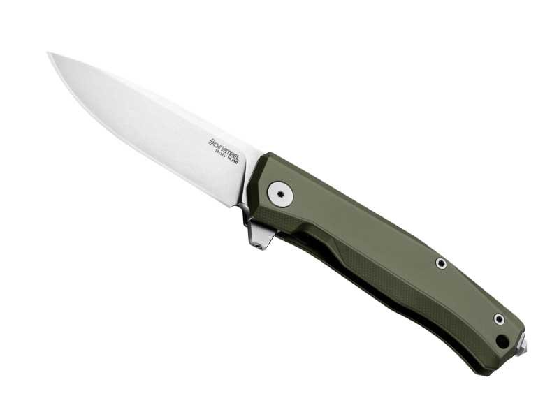 Couteau pliant LIONSTEEL  MYTO - manche 12 cm aluminium vert