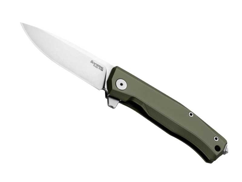 Couteau Lionsteel Myto - manche 12 cm aluminium vert